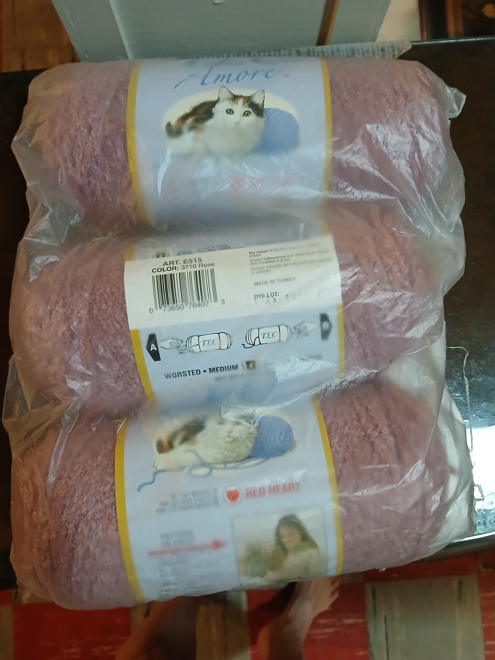 Plush Yarn Bundle in Dusty Pink - Soft Home Bedding Accent